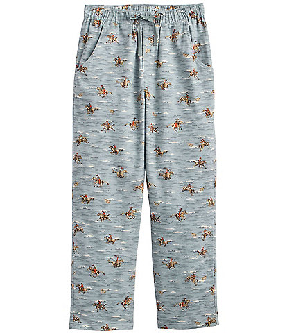 Pendleton Cowboy Print Flannel Pajama Pants