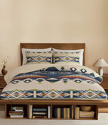 Pendleton Creekside Heritage-Inspired Print Pattern Coverlet Mini Set