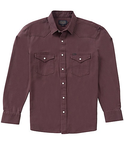 Pendleton Dillon Western Twill Long Sleeve Woven Shirt
