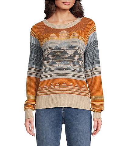 Pendleton Graphic Crew Neck Long Sleeve Pullover