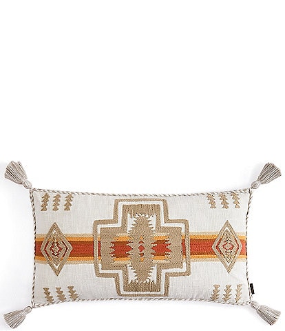 Pendleton Harding Embroidered Tassel Hug Pillow