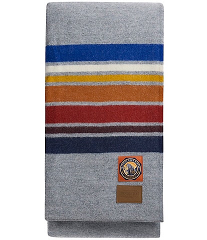 Pendleton National Park Striped Wool Bed Blanket