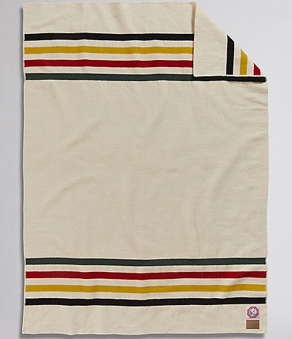 Pendleton National Parks Glacier Wool & Cotton Throw with Carrier
