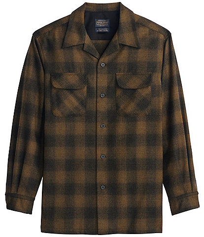 Pendleton Original Board Medium Plaid Long Sleeve Woven Shirt