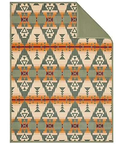 Pendleton Siskiyou Range Bold Geometric Pattern Reversible Throw
