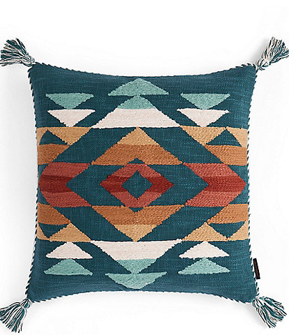 Pendleton Summerland Geometric Print Tassel Decorative Square Pillow