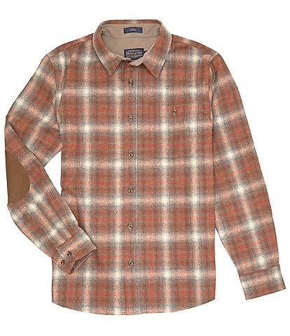 Pendleton Trail Long Sleeve Plaid Wool Woven Shirt