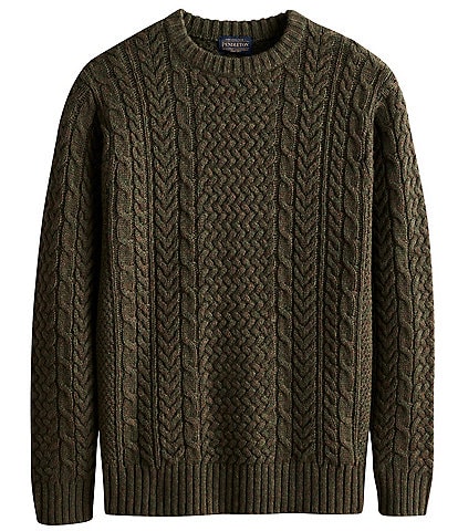 Pendleton Wool Fisherman Cable Knit Sweater