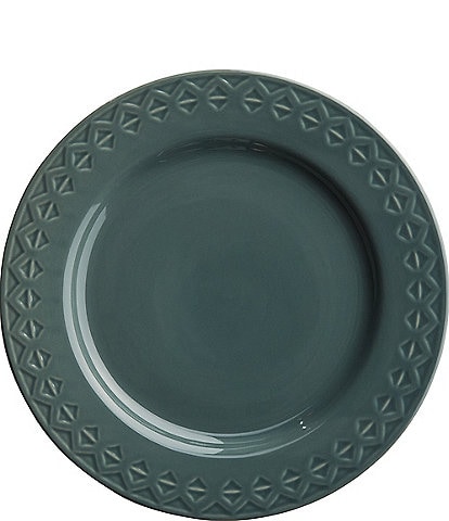 Pendleton Woven Balsam Stoneware Dinner Plates, Set of 4