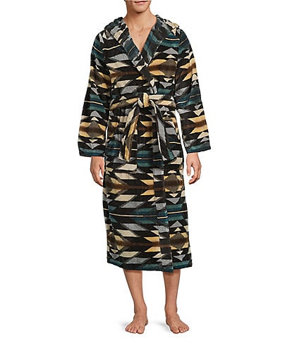 Pendleton Wyeth Trail Terry Velour Hooded Robe