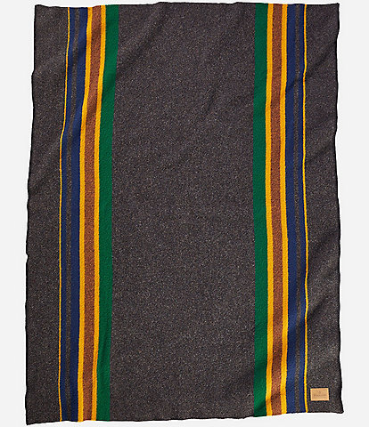 Pendleton Wool Yakima Stripe Camp Throw Blanket