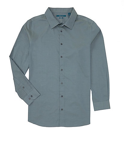 Perry Ellis Big & Tall Spill-Resistant Stretch Long Sleeve Woven Shirt