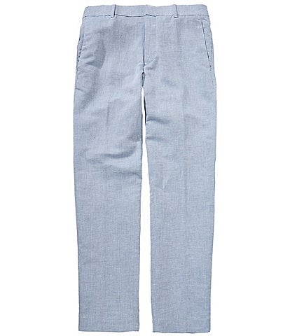 Perry Ellis Flat-Front Linen Pants