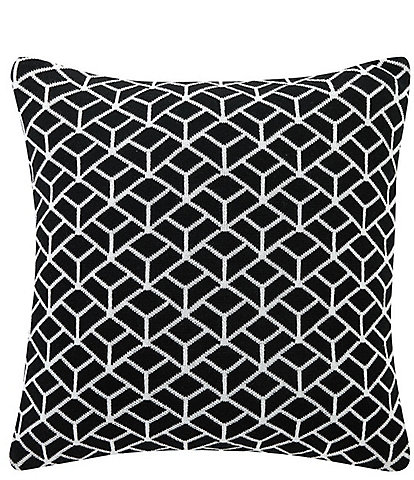 Perry Ellis Halifax Reversible Square Decorative Pillow