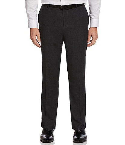 Perry Ellis Non-Iron Solid Stretch Flat-Front Suit Separates Dress Pants