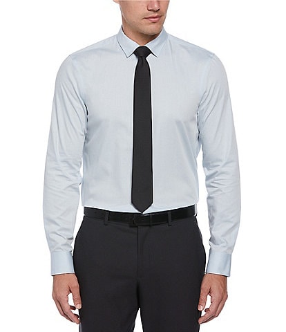 Perry Ellis Non-Iron Twill Long Sleeve Woven Shirt