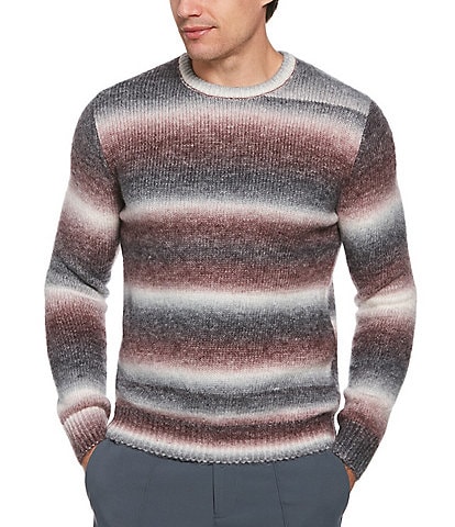 Perry Ellis Ombre Stripe Wool Blend Sweater
