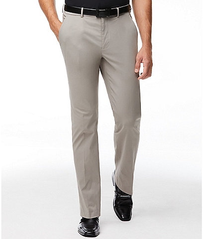Perry Ellis Premium Stretch Modern Fit Flat Front Dress Pants