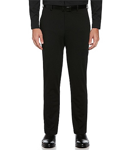 Perry Ellis Slim-Fit Performance Stretch Flat-Front Neat Knit Suit Separates Pants
