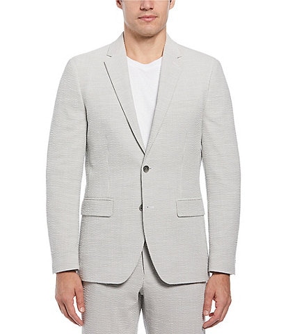 Perry Ellis Slim-Fit Stretch Seersucker Suit Separates Jacket
