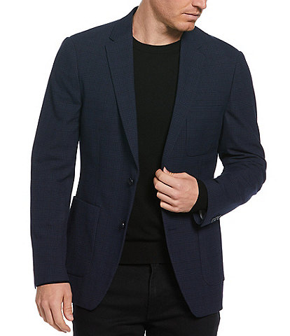 Perry Ellis Slim Fit Stretch Textured Blazer