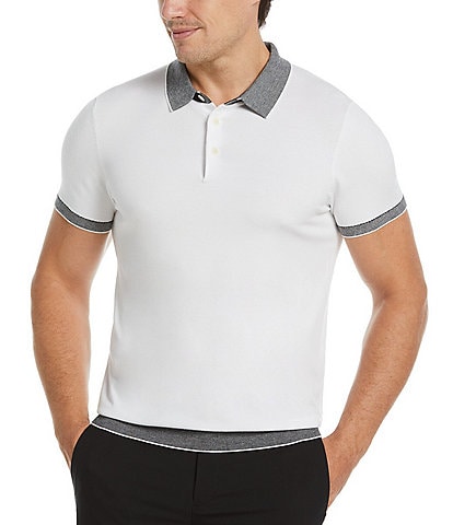 Perry Ellis Tech Short Sleeve Polo Shirt