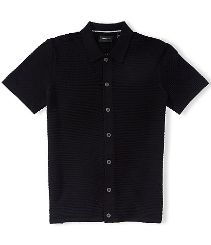 Perry Ellis Textured Short Sleeve Shirt