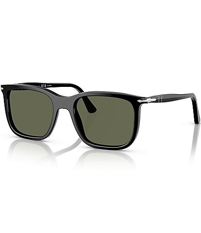 Persol Men's Renzo 56mm Rectangle Polarized Sunglasses