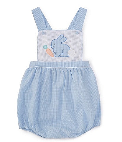 Petit Ami Baby Boys 3-24 Months Sleeveless Bunny-Appliqued Shortalls