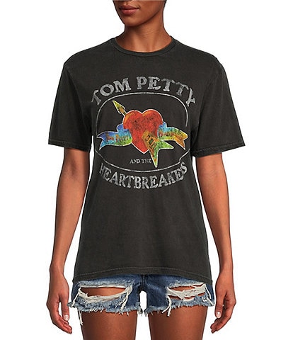 Philcos Short Sleeve Tom Petty Heartbreaker Logo Unisex T-Shirt