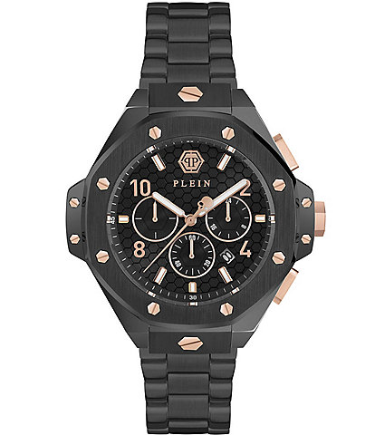 Philipp Plein Men's Chrono Royal Stainless Steel Bracelet Watch