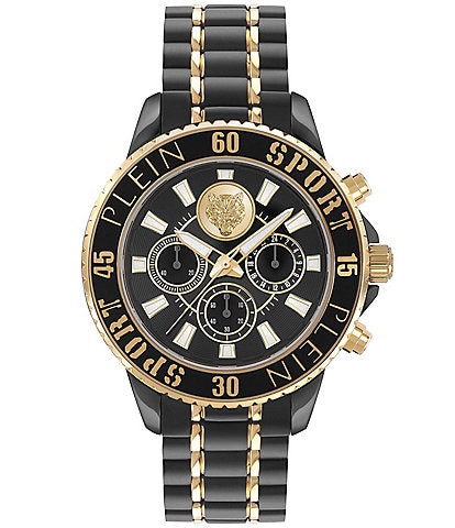 Philipp Plein Men's Glam Chronograph Stainless Steel Bracelet Watch