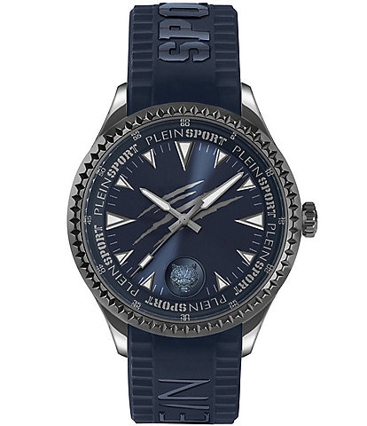 Philipp Plein Men's Lineman Analog Silicone Strap 45mm Watch
