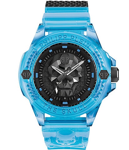 Philipp Plein Men's The Kull Scuba Duba Edition Analog Silicone Strap Watch