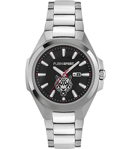 Philipp Plein Men's Tigermaster Automatic Stainless Steel Bracelet 47mm Watch