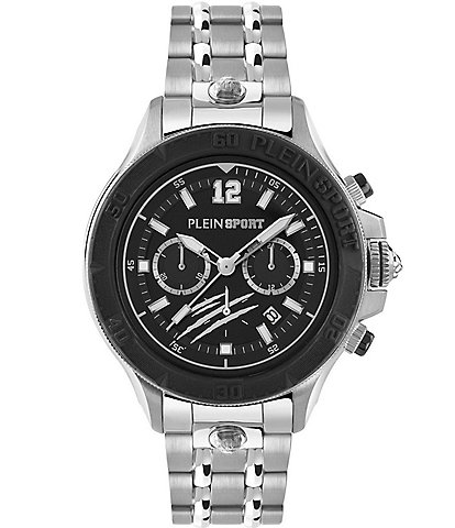 Philipp Plein Men's Warrior Tech Chronograph Stainless Steel Bracelet Watch