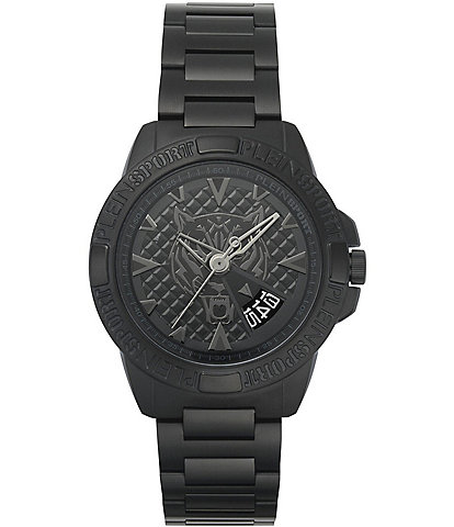 Philipp Plein Touchdown Black Stainless Steel Men's Bracelet Watch