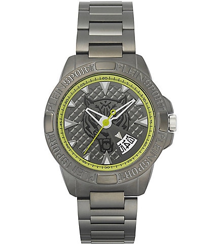 Philipp Plein Touchdown Men's Gunmetal Bracelet Watch