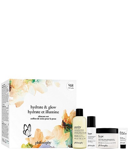 philosophy 4-pc. hydrate & glow skincare gift set