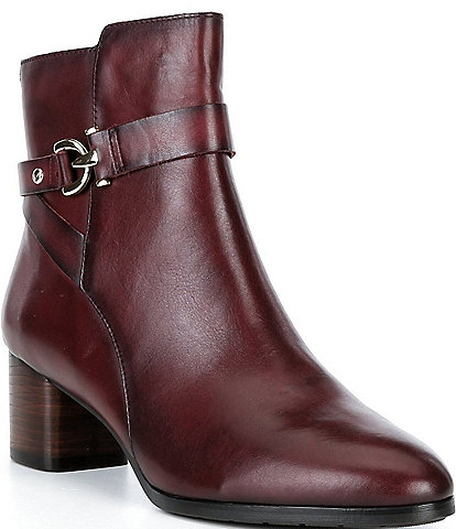Pikolinos Calafat Belted Leather Booties