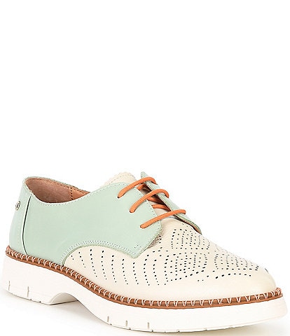 Pikolinos Henares Perforated Two-Tone Oxfords
