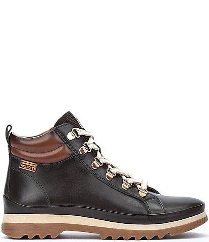 Pikolinos Vigo W3W Leather Lug Sole Booties