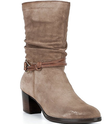 Pikolinos Zamora Suede Slouch Booties