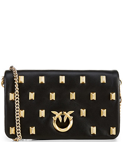 PINKO Click Soft Mini Studs Crossbody Bag