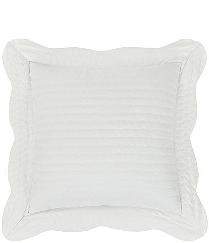 Piper & Wright Amherst Channel Quilted Stitch Reversible Square Pillow