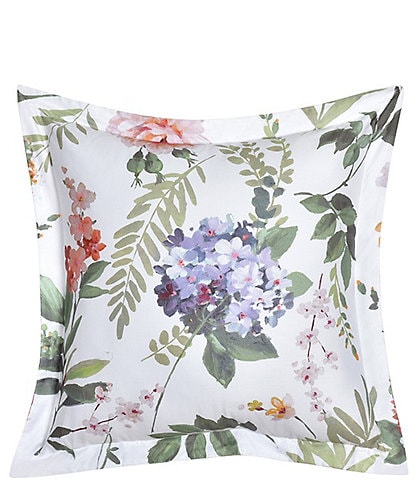 Piper & Wright Clara 20-inch Floral Watercolor Square Pillow