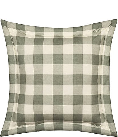 Piper & Wright Eloise Gingham Checked Plaid Decorative Square Pillow