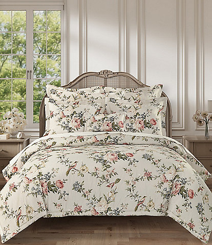Piper & Wright Floral Songbird Patterned Comforter Mini Set