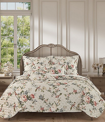 Piper & Wright Floral Songbird Patterned Quilt Mini Set
