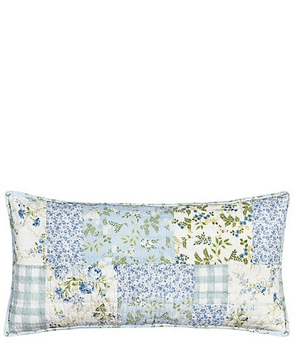Piper & Wright Karalena Cottage-Inspired Decorative Reversible Quilted Boudoir Pillow